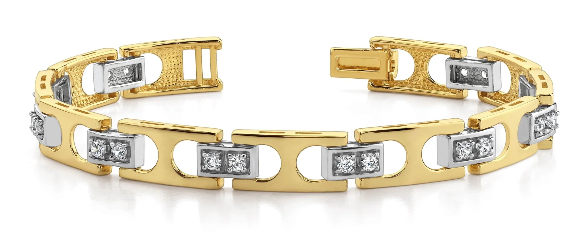 Buckle Link Diamond Bracelet with 1.70 ct.(finished) 2.75mm - Image 2