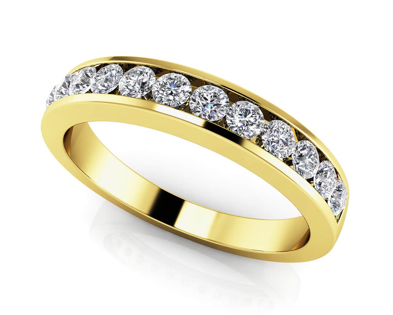 Channel Diamond Band In Lab-Grown Diamond  with 0.26 ct.(finished) 1.75mm - Image 2