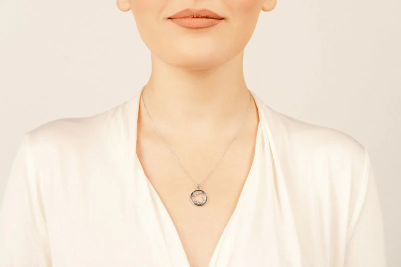 Circle Of Love Diamond Pendant with 0.91 ct.(finished) - Image 4