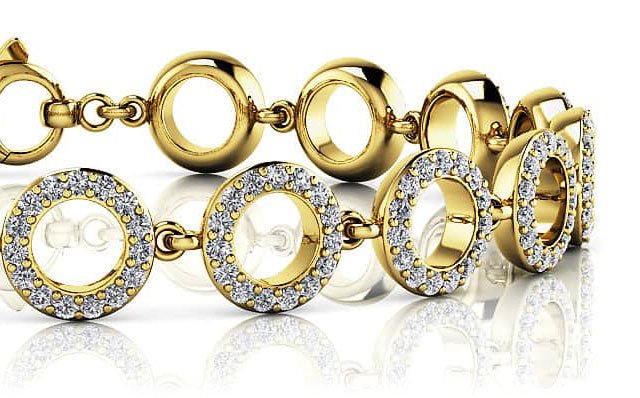 Circles Of Love Diamond Bracelet with 1.68 ct.(finished) 1.1mm - Image 2