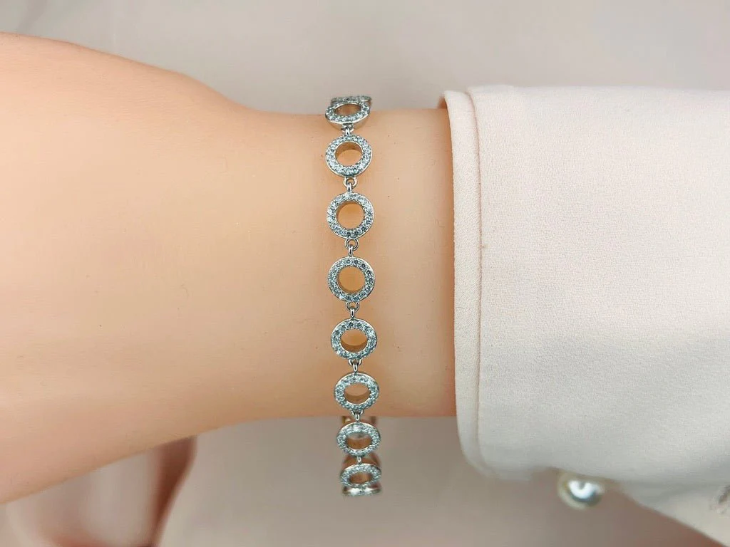 Circles Of Love Diamond Bracelet with 1.68 ct.(finished) 1.1mm - Image 3