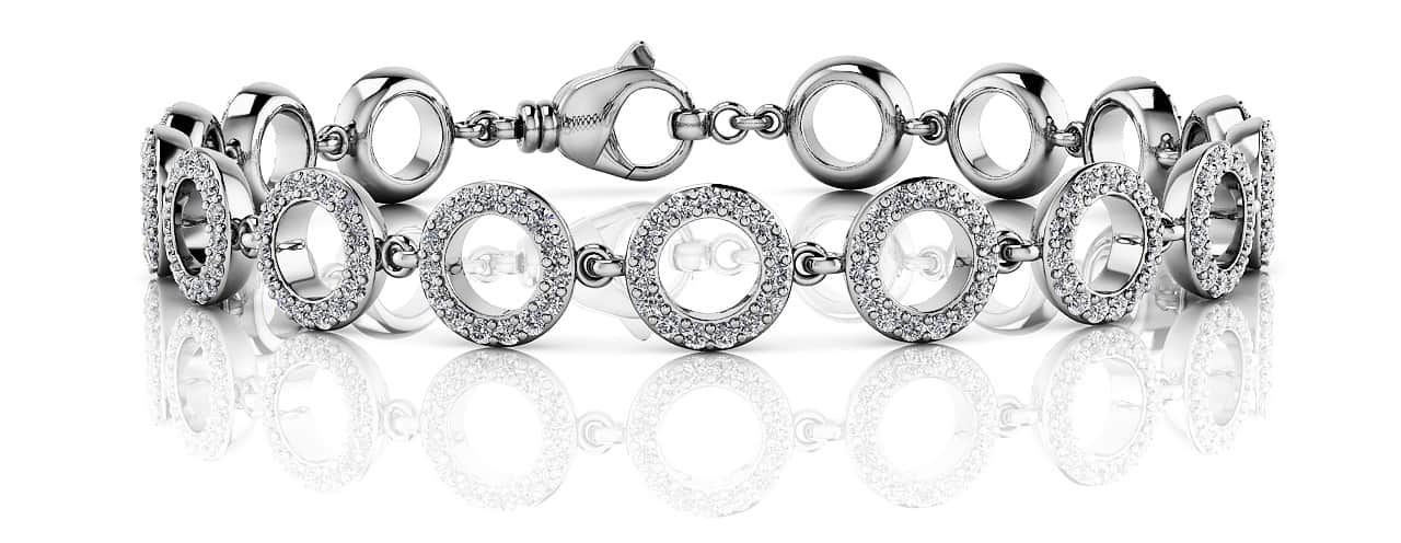 Circles Of Love Lab-Grown Diamond Bracelet with 1.68 ct.(finished) 1.1mm - Image 5