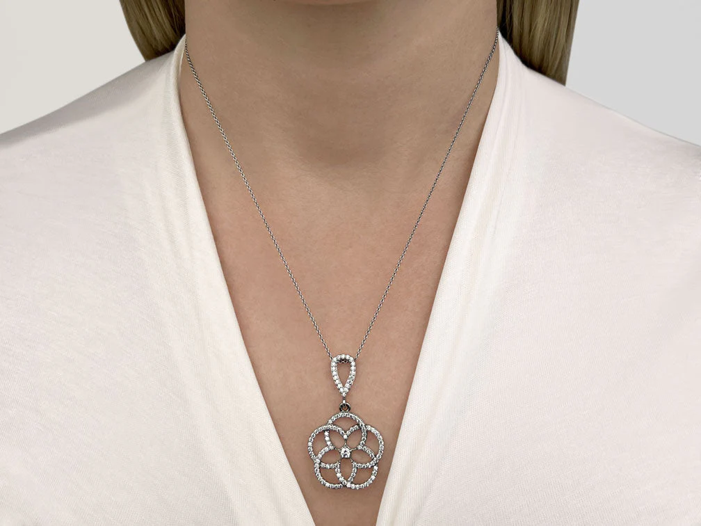 Circles Of Love Diamond Pendant with 1.12 ct.(finished) 1.2mm, 1.3mm, 3mm - Image 3