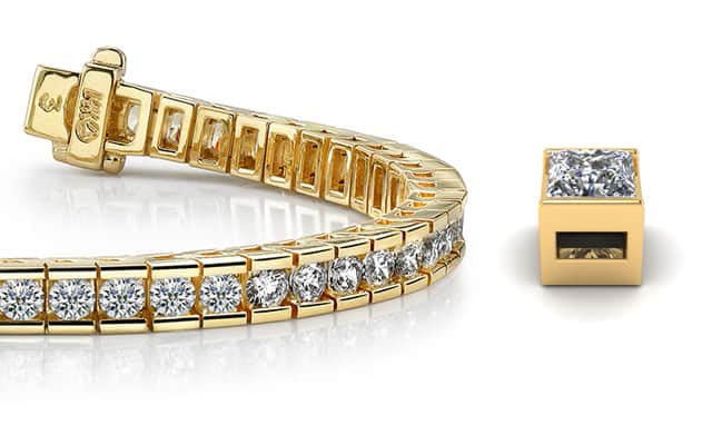 Classic Diamond Box Lab-Grown Diamond Tennis Bracelet with 17.00 ct.(finished) 5.0mm - Image 2
