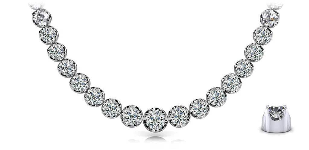 Classic Diamond Strand Diamond with 6.07 ct.(finished)