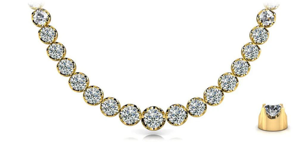 Classic Diamond Strand Diamond with 8.95 ct.(finished) - Image 2