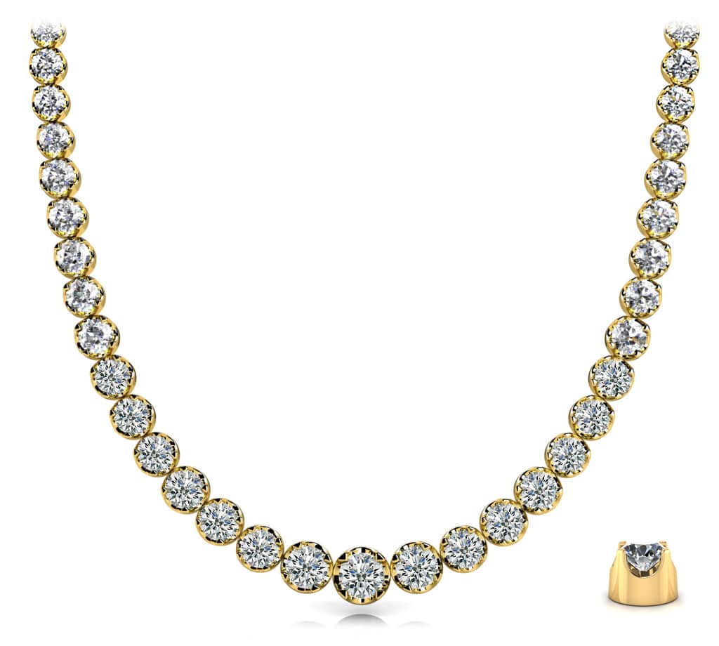 Classic Diamond Strand Diamond with 9.96 ct.(finished) - Image 6
