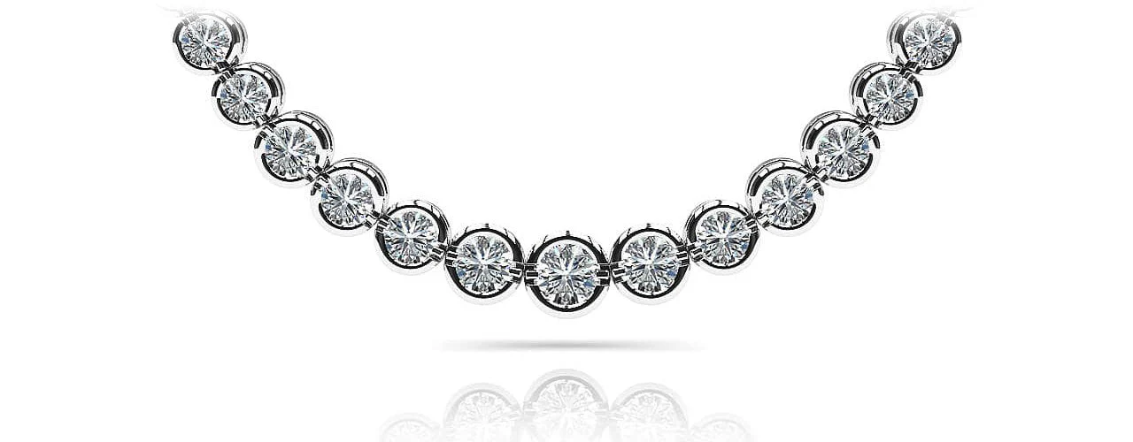 Classic Diamond Strand Lab-Grown Diamond Necklace with 5.05 ct.(finished)