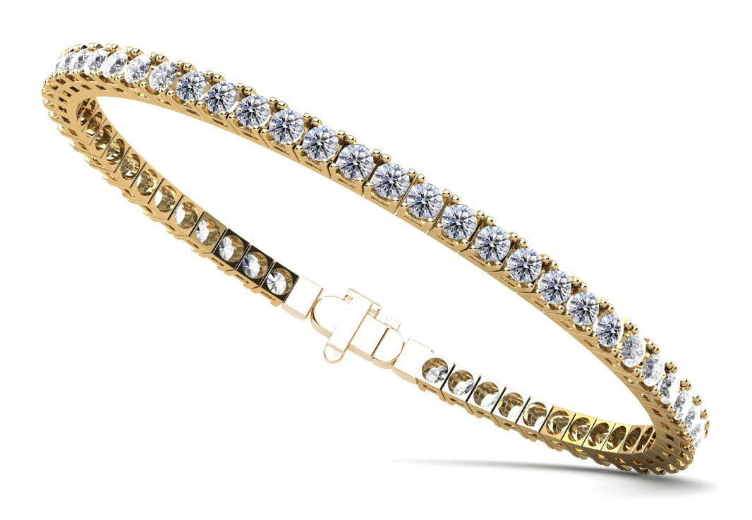 Classic Four Prong Flexible Bangle Diamond with 4.68 ct.(finished) 2.8mm - Image 2