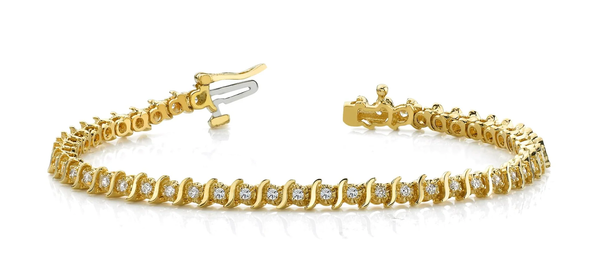 Classic Illusion S Lab-Grown Diamond Tennis Bracelet with 1.52 ct.(finished) 2.0mm - Image 3