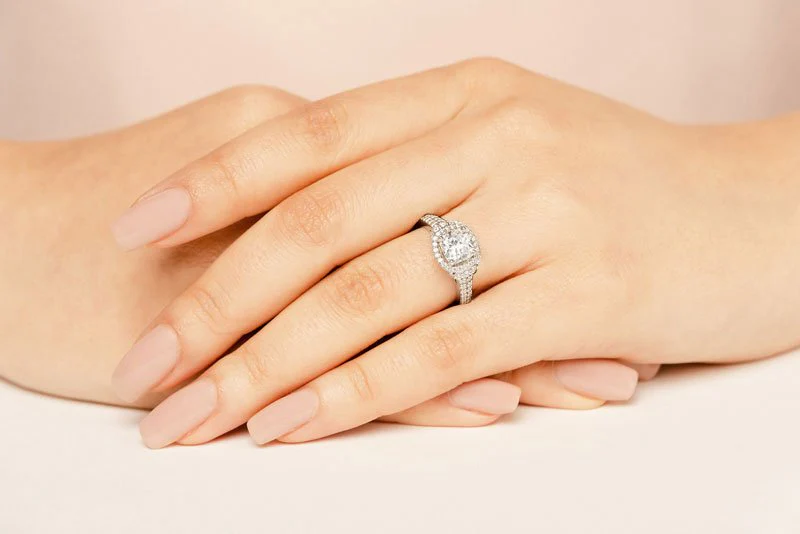 Cloud Nine Diamond Engagement Ring with 2.23 ct. (1.50 ct. center diamond) - Image 3