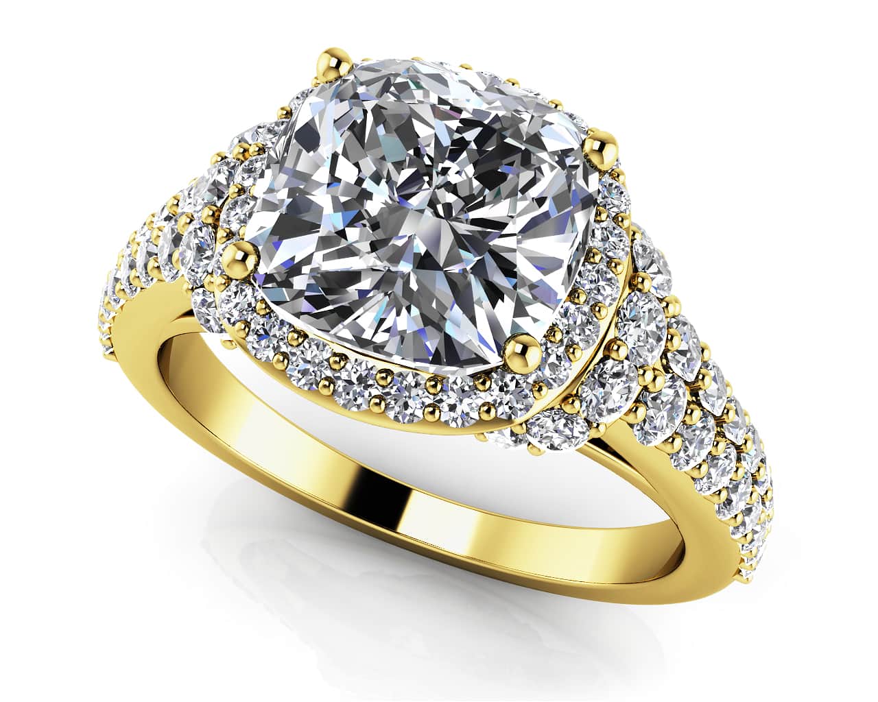 Cloud Nine Diamond Engagement Ring with 2.73 ct. (2.00 ct. center diamond) - Image 2