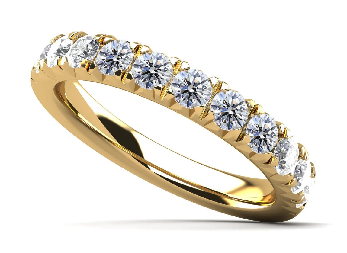 Crown Set Diamond Anniversary Diamond Ring with 0.48 ct.(finished) 2.1mm - Image 2