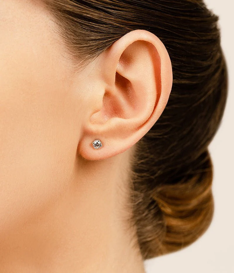 Cushion Cut Diamond Lab-Grown Diamond Studs with 0.50 ct.(finished) 4mm - Image 4