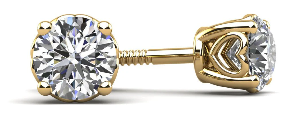 Dearest Sweetheart Lab-Grown Diamond Stud Earrings with 1.50 ct.(finished) 5.7mm - Image 2