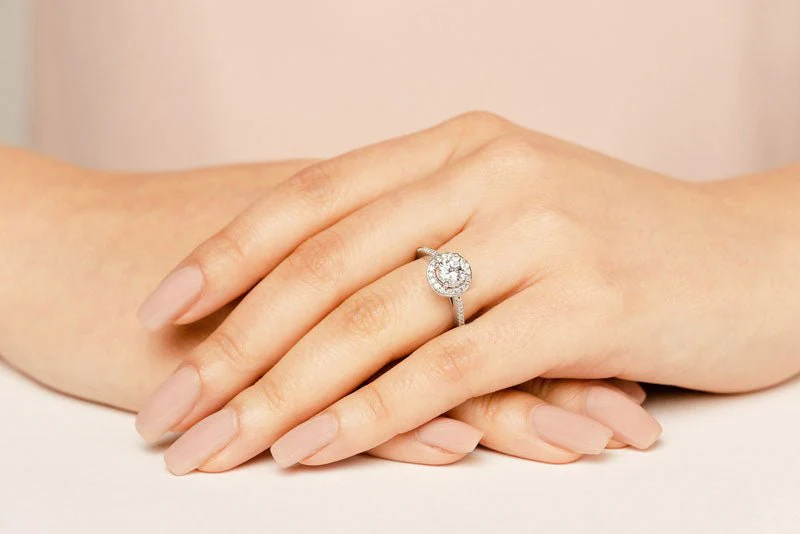 Delighted By Round Diamonds Diamond Engagement Ring with 1.33 ct. (1.00 ct. center diamond) - Image 3