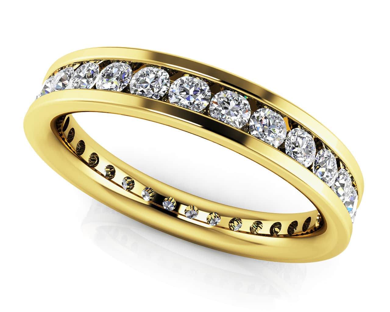 Devoted Channel Set Diamond Eternity Lab-Grown Diamond Ring with 0.60 ct.(finished) 1.5mm - Image 2