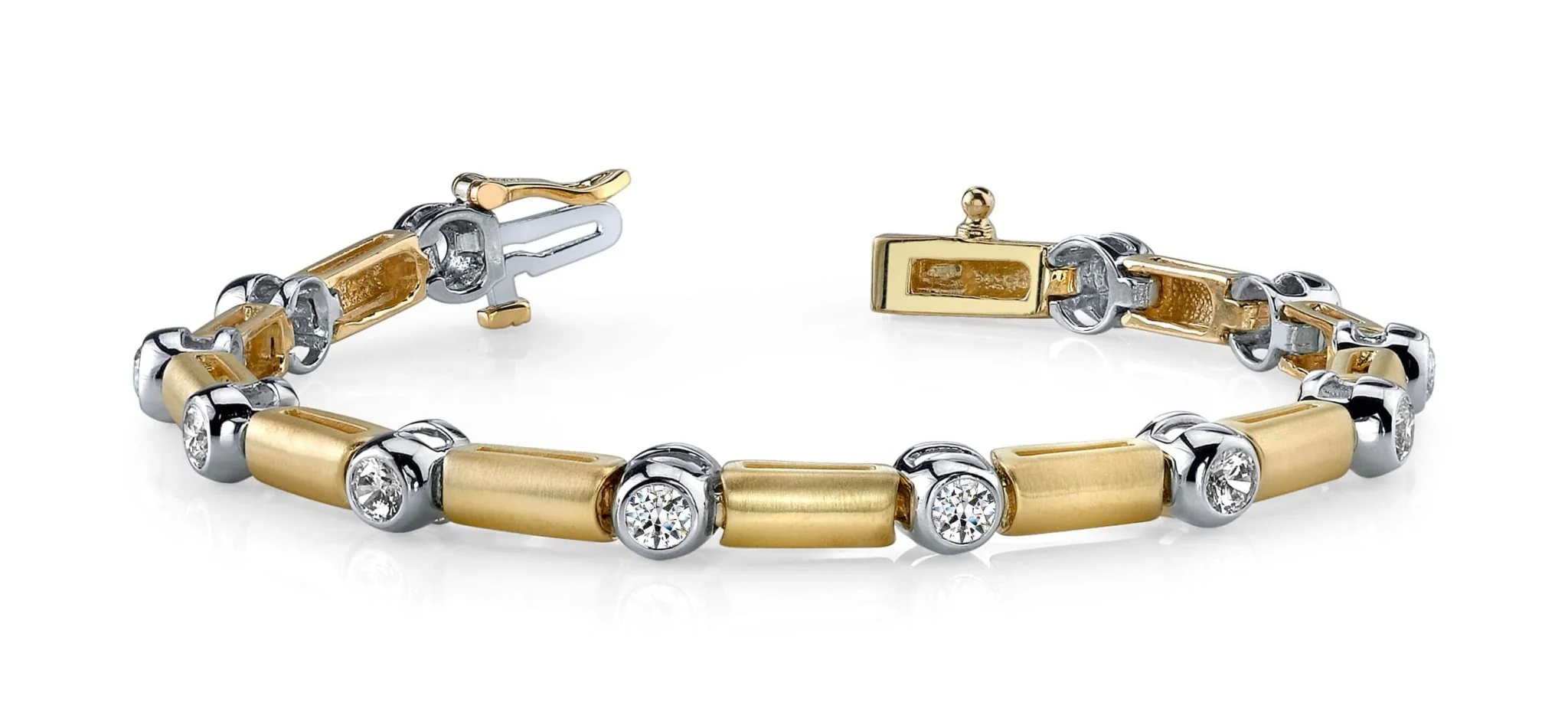 Diamond And Bar Diamond Bracelet with 0.98 ct.(finished) 2.75mm - Image 3