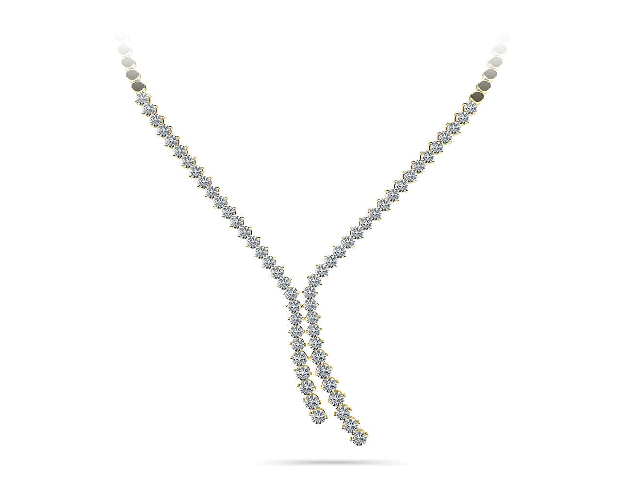 Diamond Bolero Tie Lab-Grown Diamond Necklace with 2.04 ct.(finished) - Image 6