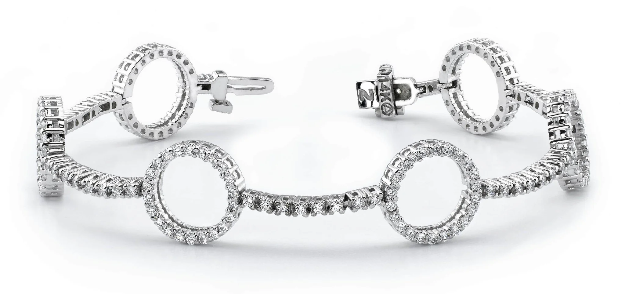 Diamond Circle Of Life Diamond Bracelet with 2.34 ct.(finished) 1.4mm - Image 3