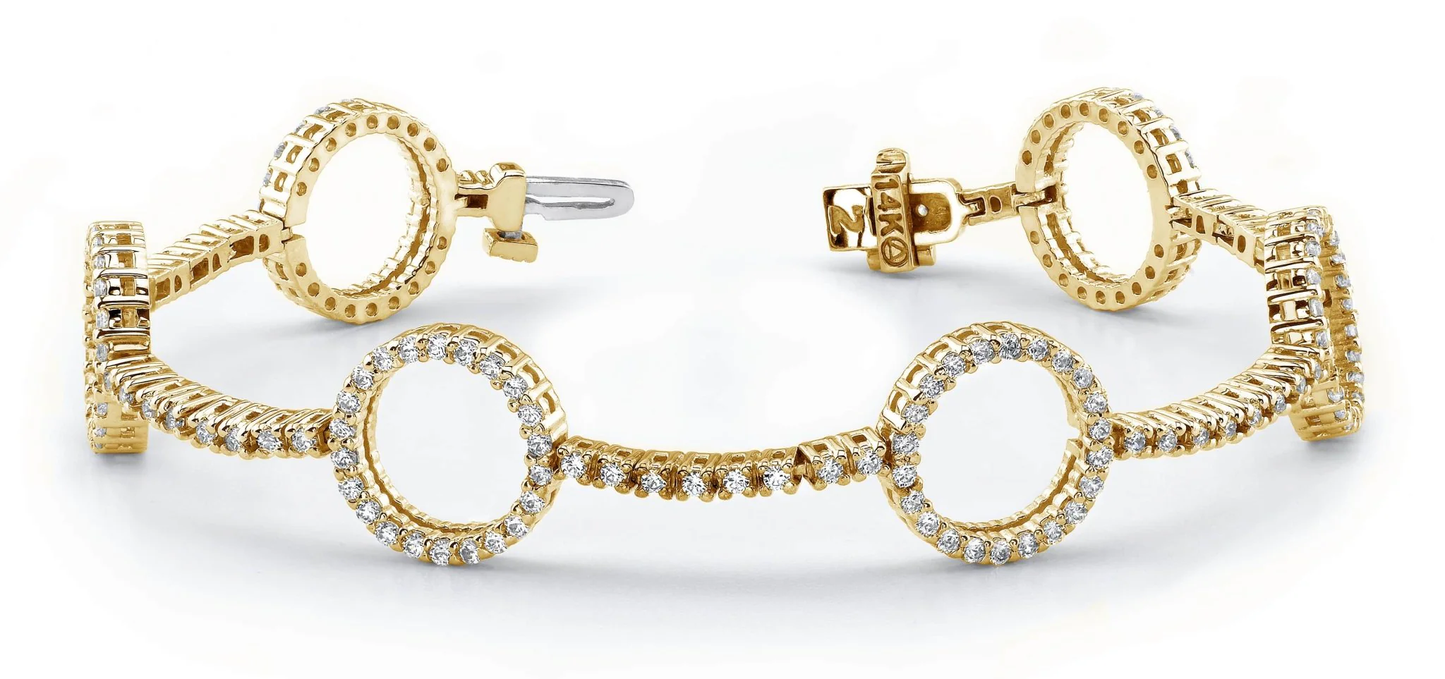 Diamond Circle Of Life Diamond Bracelet with 2.34 ct.(finished) 1.4mm - Image 4