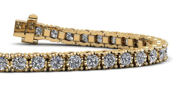 Diamond Crown Diamond Tennis Bracelet with 2.44 ct.(finished) 2.3mm - Image 2