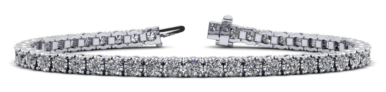 Diamond Crown Lab-Grown Diamond Tennis Bracelet with 3.68 ct.(finished) 2.75mm - Image 4