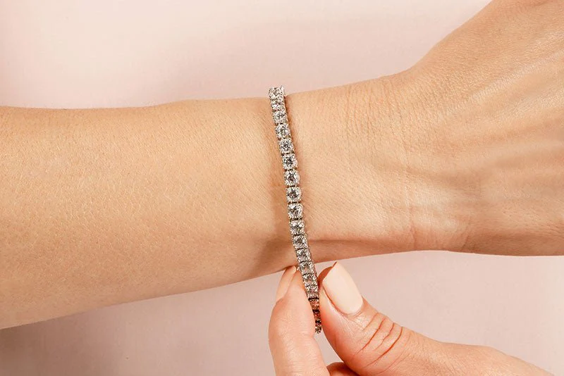 Diamond Crown Lab-Grown Diamond Tennis Bracelet with 4.17 ct.(finished) 2.9mm - Image 3