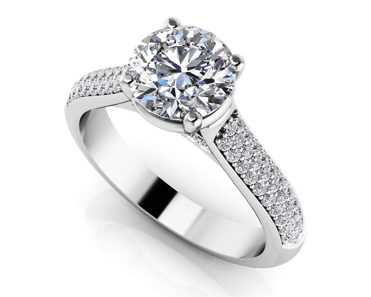 Diamond Delight Diamond Engagement Ring with 1.88 ct. (1.50 ct. center diamond)