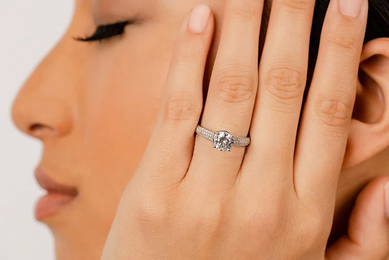 Diamond Delight Diamond Engagement Ring with 2.38 ct. (2.00 ct. center diamond) - Image 4