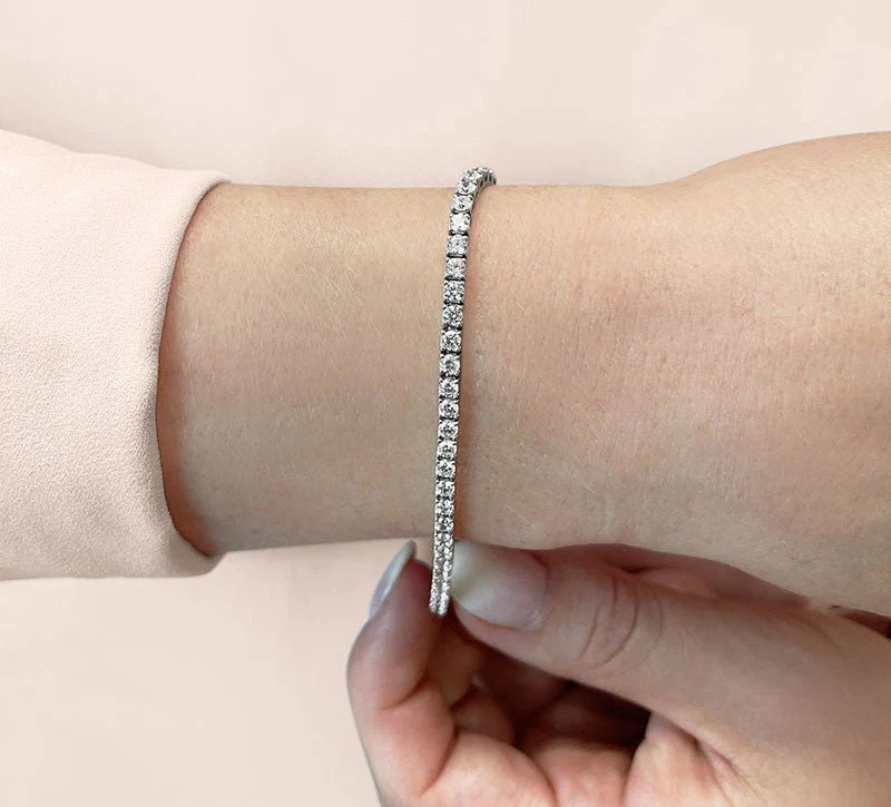 Diamond Dreams Diamond Tennis Bracelet with 14.58 ct.(finished) 4.7mm - Image 3