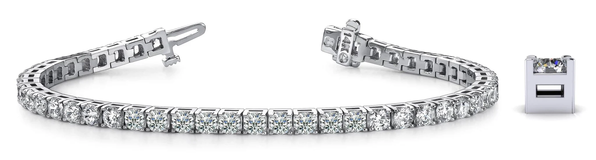 Diamond Dreams Lab-Grown Diamond Tennis Bracelet with 14.58 ct.(finished) 4.7mm - Image 5
