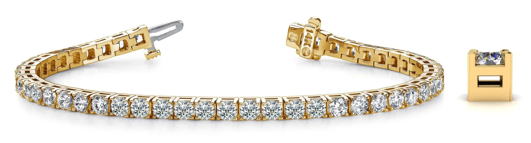 Diamond Dreams Lab-Grown Diamond Tennis Bracelet with 14.58 ct.(finished) 4.7mm - Image 6