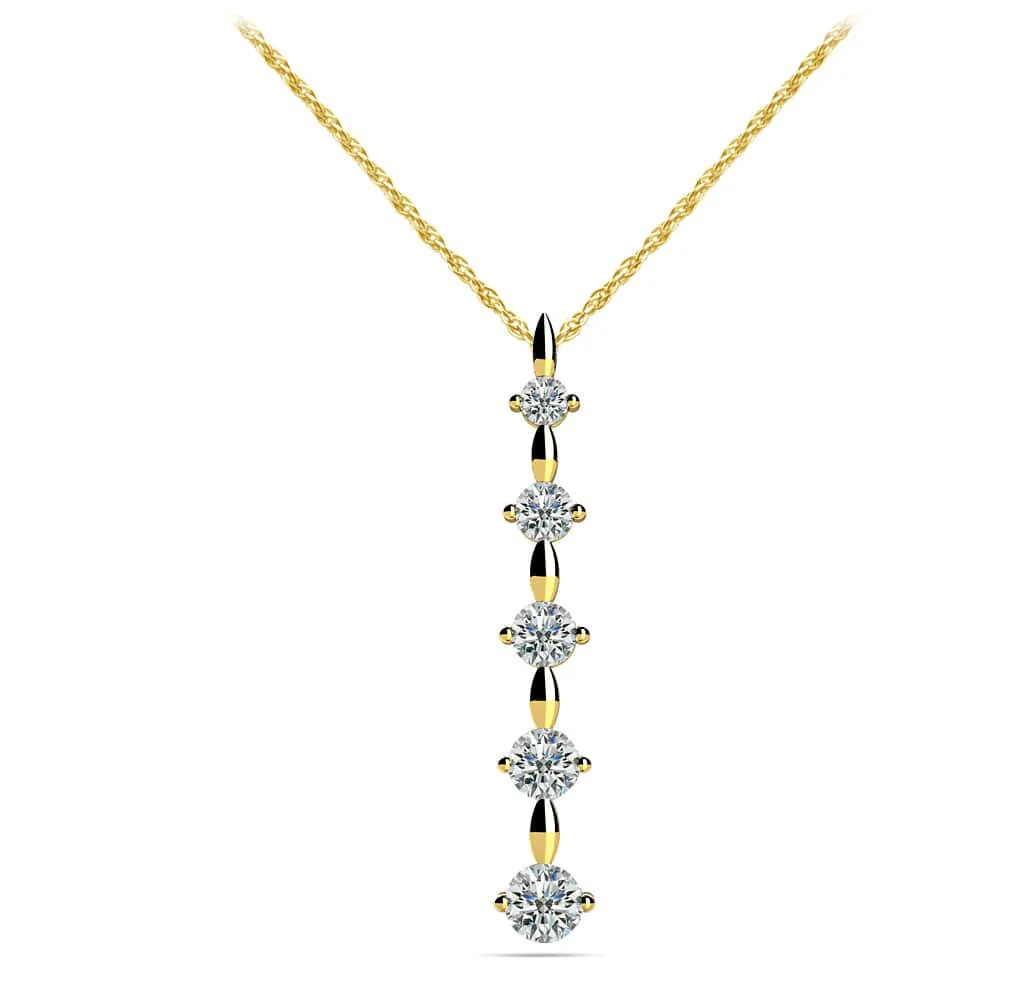 Diamond Drop Journey Lab-Grown Diamond Pendant with 0.24 ct.(finished) - Image 2
