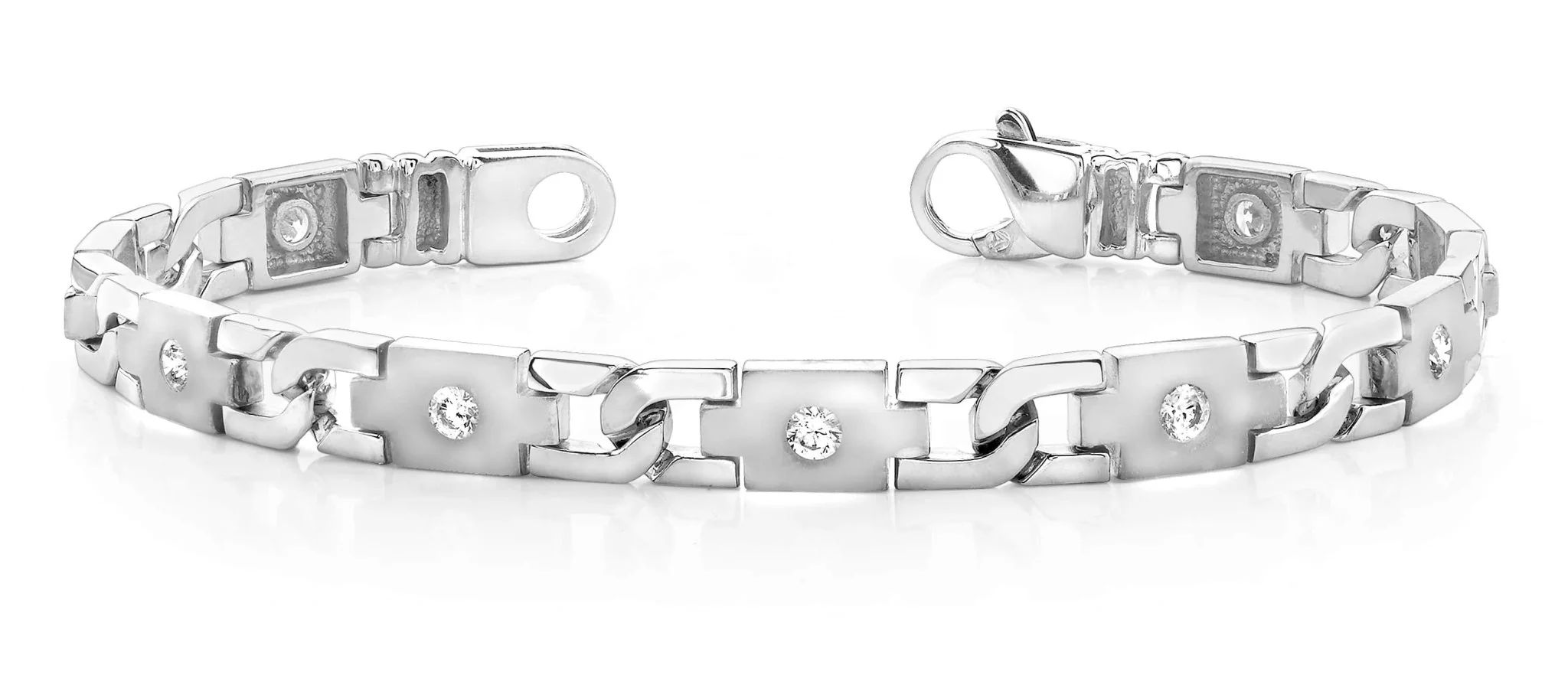 Diamond Plus Link Lab-Grown Diamond Bracelet with 1.98 ct.(finished) 3.8mm