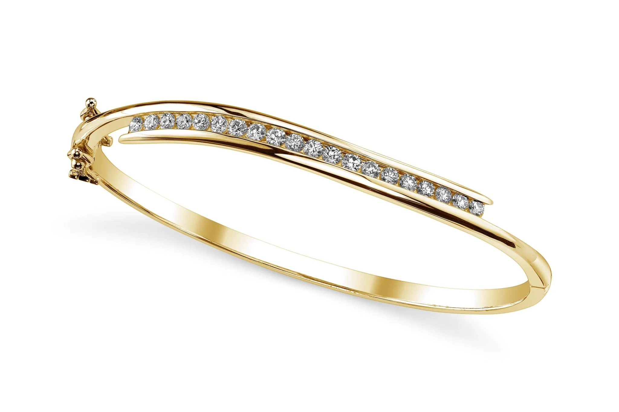 Diamond Row Bangle Diamond  with 0.44 ct.(finished) 1.7mm - Image 2