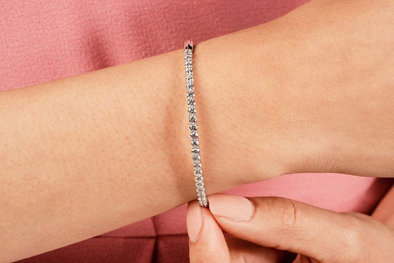 Diamond Top Bangle Diamond  with 1.90 ct.(finished) 2.9mm - Image 3