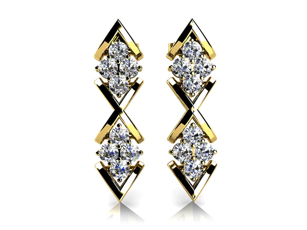 Diamonds In Lab-Grown Diamond Earrings with 0.48 ct.(finished) 2mm - Image 2