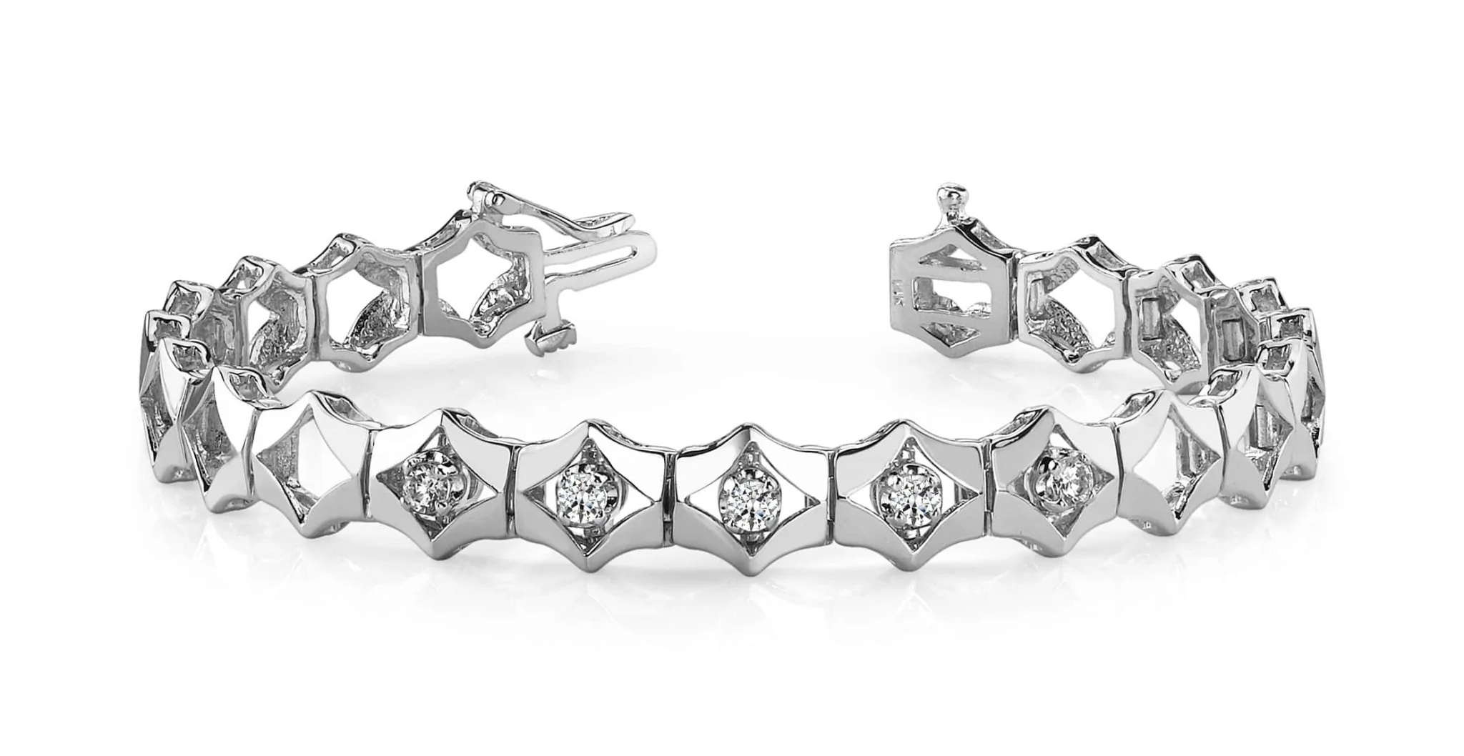 Diamonds In Diamonds Diamond Bracelet with 0.65 ct.(finished) 3.25mm - Image 4