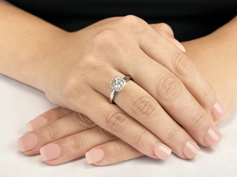 Elegant Dreams Lab-Grown Diamond Engagement Ring with 2.17 ct. (2.00 ct. center diamond) - Image 3