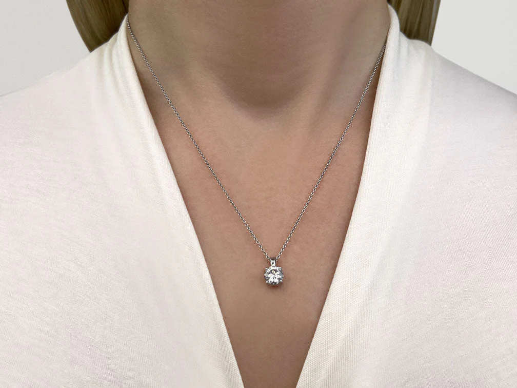 Enchanted Tulip Diamond Pendant with 0.50 ct.(finished) 5mm - Image 3