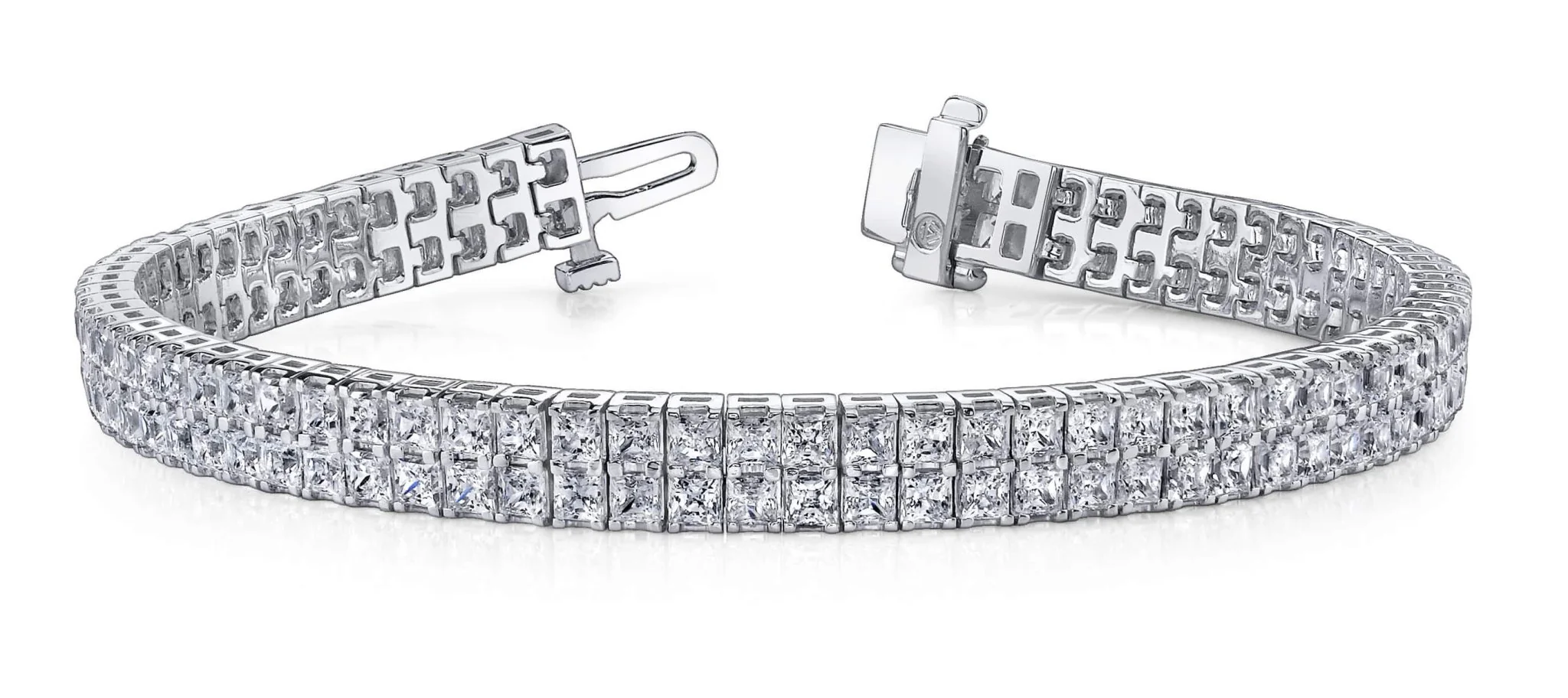 Endless Dreams Princess Cut Tennis Bracelet Lab-Grown Diamond with 14.88 ct.(finished) 2.7mm - Image 5