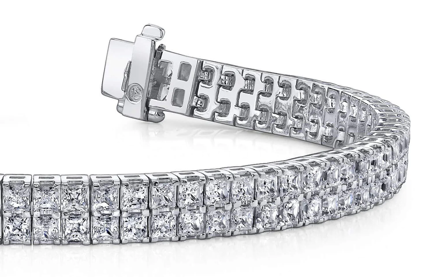 Endless Dreams Princess Cut Tennis Bracelet Lab-Grown Diamond with 8.40 ct.(finished) 1.9mm