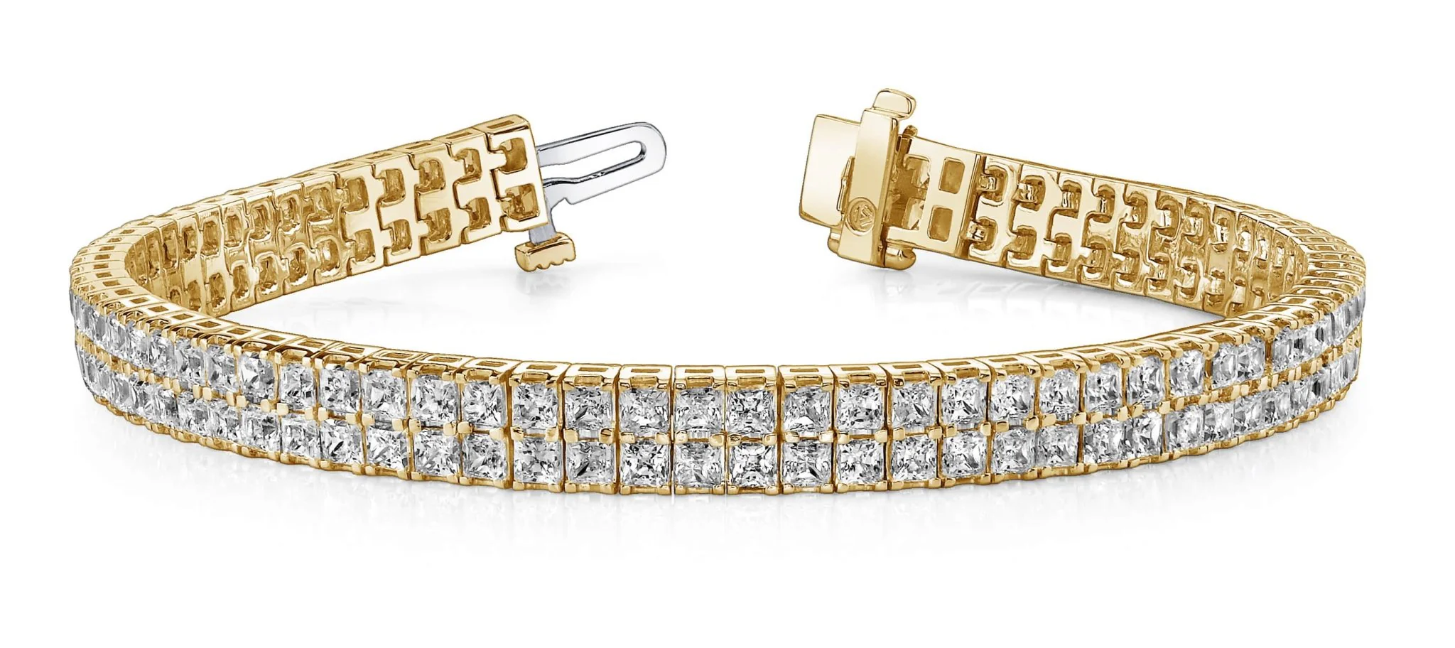 Endless Dreams Princess Cut Tennis Bracelet Lab-Grown Diamond with 8.40 ct.(finished) 1.9mm - Image 6
