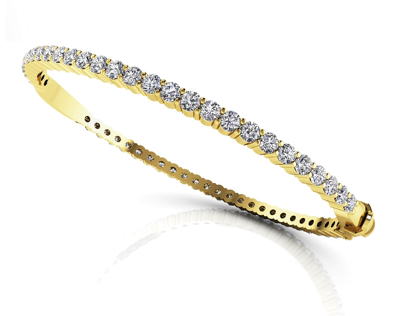 Endless Elegance Diamond Bangle with 3.24 ct.(finished) 2.5mm - Image 2