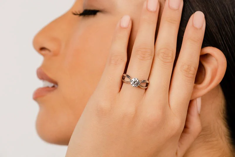 Endless Love Comfort Fit Solitaire Diamond Ring with 0.50 ct.(finished) 5mm - Image 4
