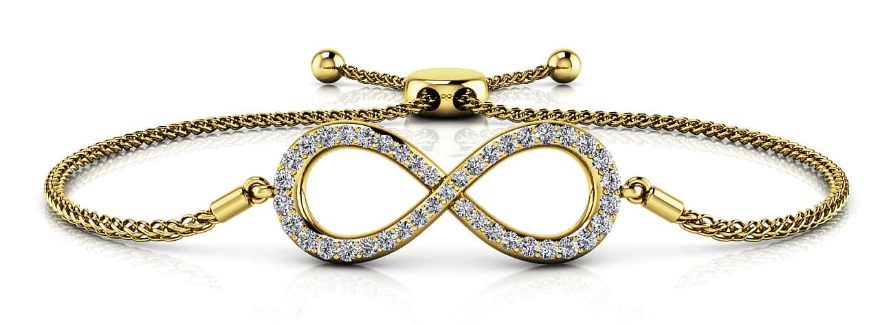 Endless Sparkle Adjustable Diamond Bracelet with 0.36 ct.(finished) - Image 2