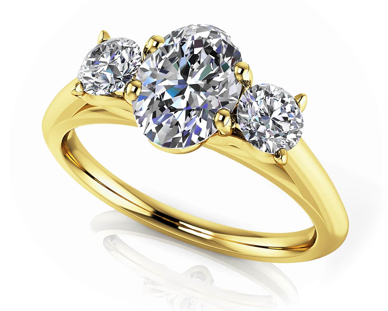 Enduring Love Lab-Grown Diamond Engagement Ring   with 0.81 ct. (0.60 ct. center diamond) - Image 2