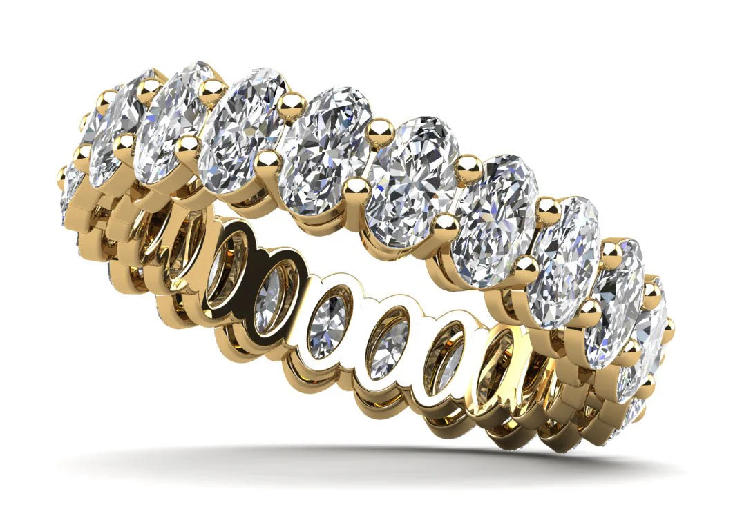 Eternal Love Oval Diamond Ring  with 10.20 ct.(finished) 6x4mm - Image 2