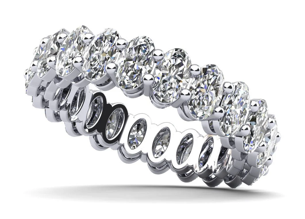 Eternal Love Oval Diamond Ring with 7.26 ct.(finished) 5x3mm
